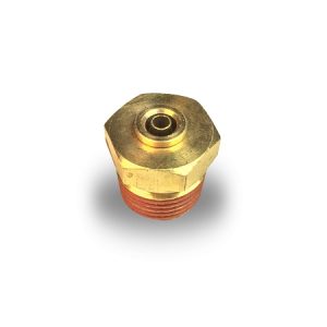 1/4" PTC x 1/2" Male NPT DOT Brass Connector