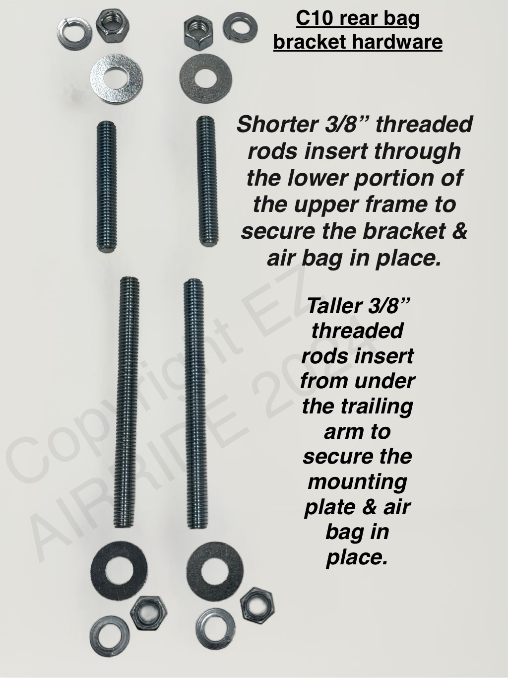 1963-1972 Chevrolet C10 Elite EZ Air Ride Suspension Kit™ - Plus free EZ Drain Upgrade for a Limited Time! - Image 18