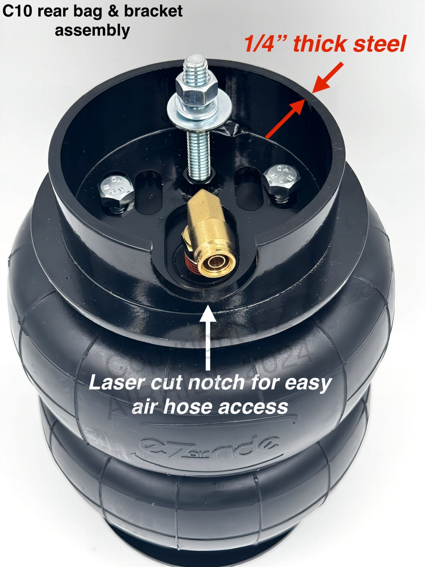 1963-1972 Chevrolet C10 Elite EZ Air Ride Suspension Kit™ - Plus free EZ Drain Upgrade for a Limited Time! - Image 12