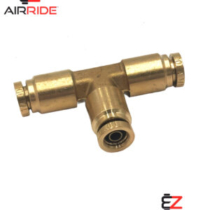 1/4″ Brass Tee Fitting – DOT APPROVED – EZ Push-In Union Tee
