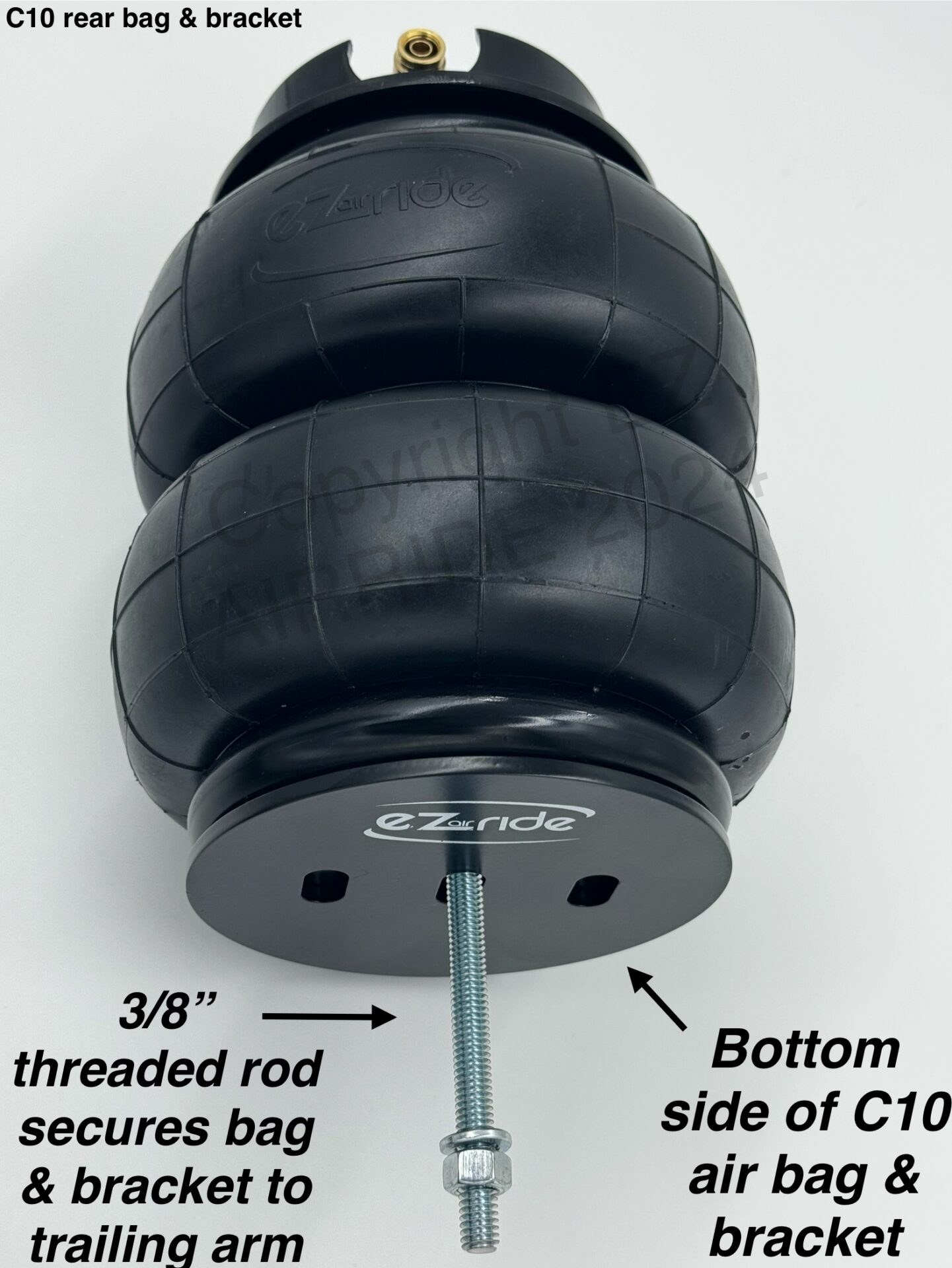 1963-1972 Chevrolet C10 Elite EZ Air Ride Suspension Kit™ - Plus free EZ Drain Upgrade for a Limited Time! - Image 14