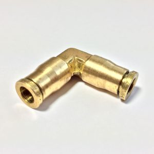 1/4"PTC x 1/4"PTC 90   Brass Elbow Union