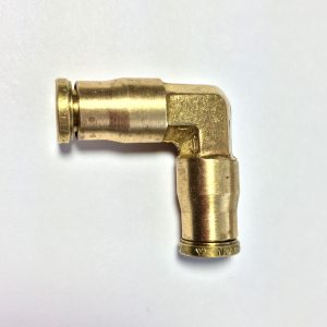 3/8"PTC x 3/8"PTC 90   Brass Elbow Union