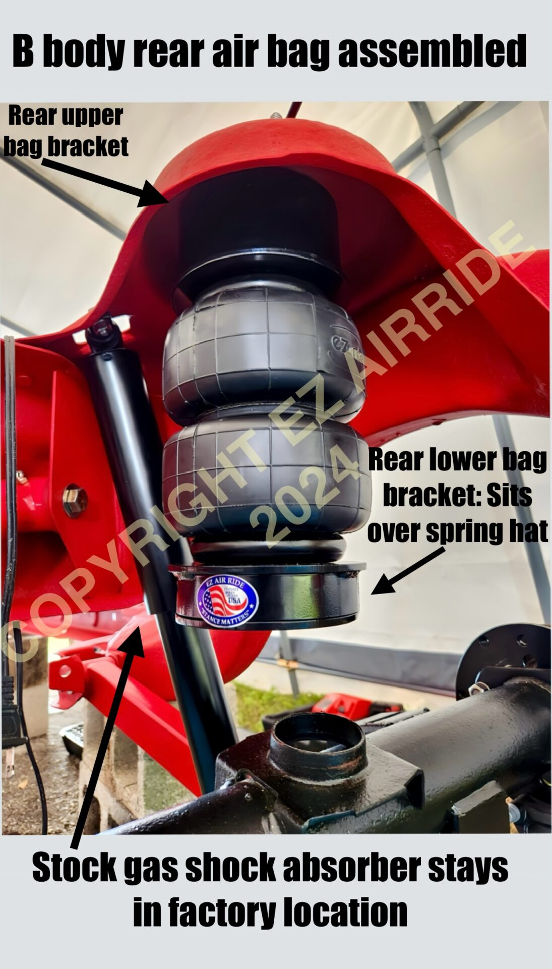 1971-1996 Chevrolet Impala Classic+ EZ Air Ride Suspension Kit™ - Image 13