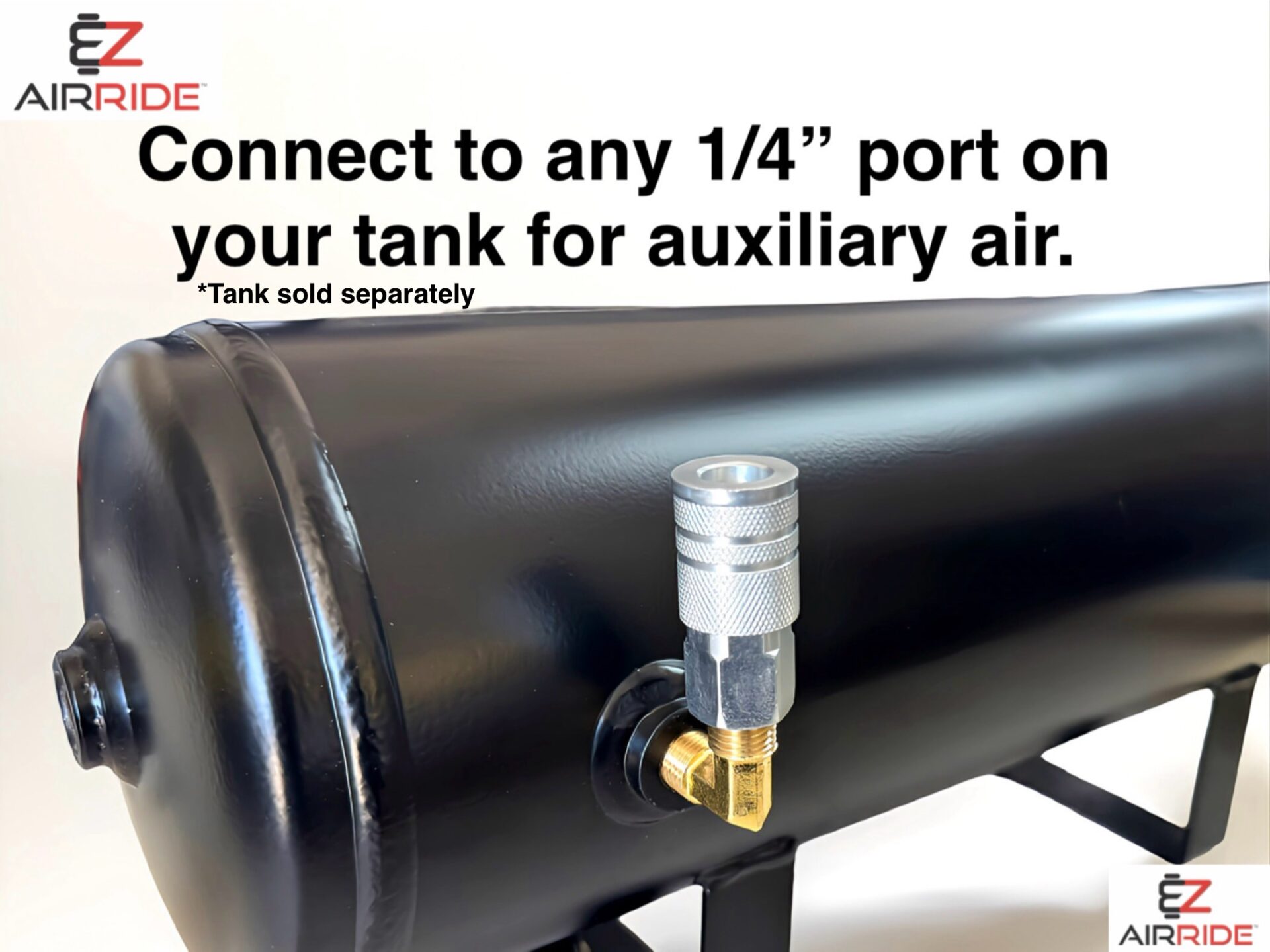 Spare Air Auxiliary Air Fitting Kit - 4 pc. (1/4" NPT) - Image 2