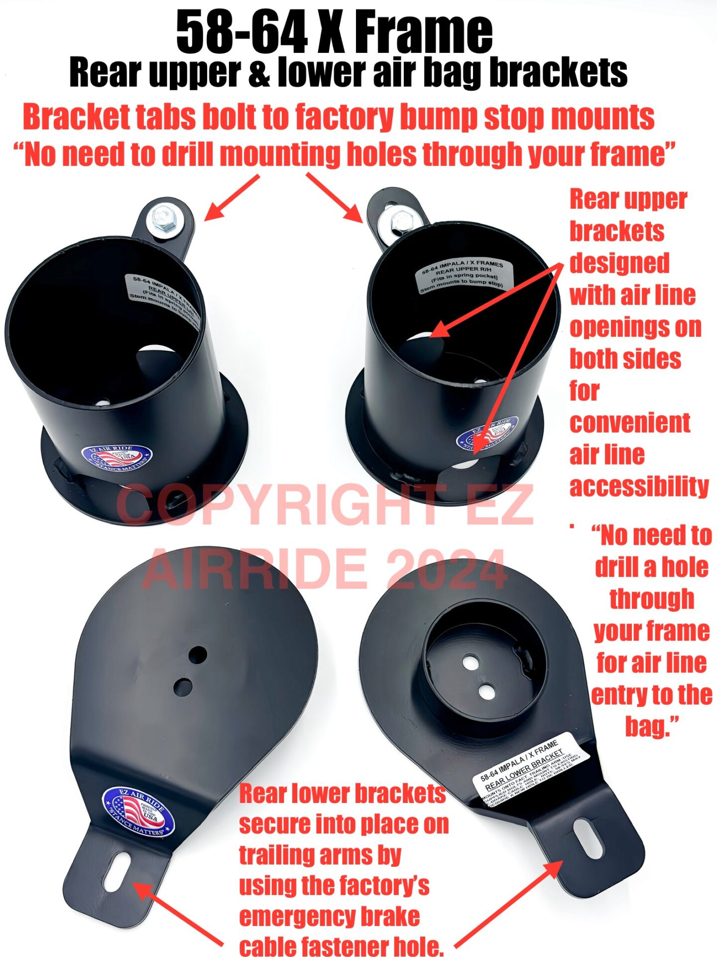 1958 Chevrolet Del Ray "Elite Plus Air Ride Suspension Kit"™ - Image 10
